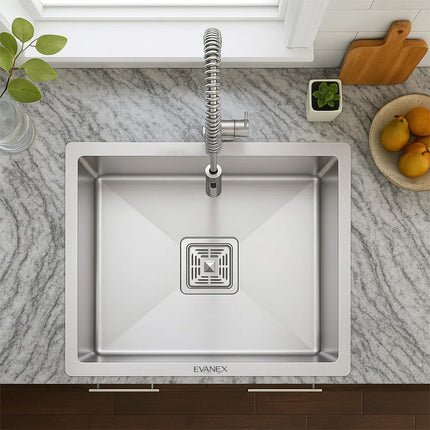 Handmade Heavy Grade Single Bowl Kitchen Sink (18 x 16 x 10 Inches)