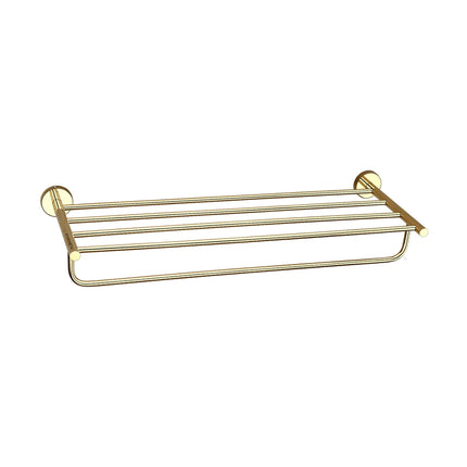 Evanex Stainless Steel Gold Towel Rack/Holder for Bathroom (63.5X22X10.5 CM)