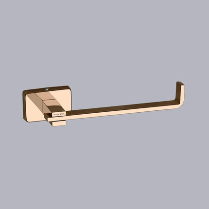 Evanex Stainless Steel Rose Gold Toilet Paper Holder for Bathroom (17X5.2X4.3 CM)