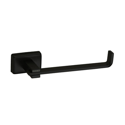 Evanex Stainless Steel Black Matt Toilet Paper Holder for Bathroom (17X5.2X4.3 CM)