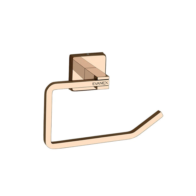 Evanex Stainless Steel Rose Gold Toilet Paper Holder for Bathroom