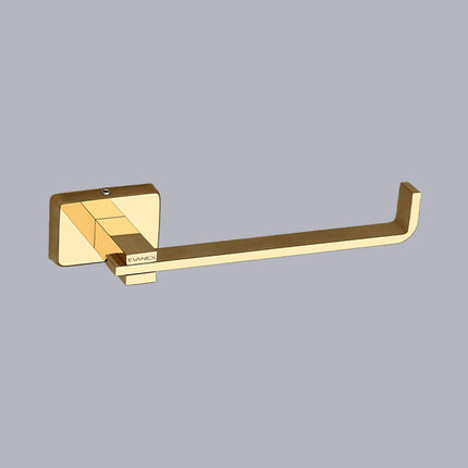 Evanex Stainless Steel Gold Toilet Paper Holder for Bathroom (17X5.2X4.3 CM)