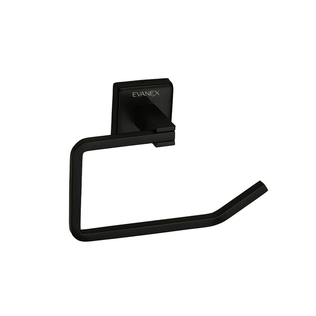 Evanex Stainless Steel Black Matt Toilet Paper Holder for Bathroom