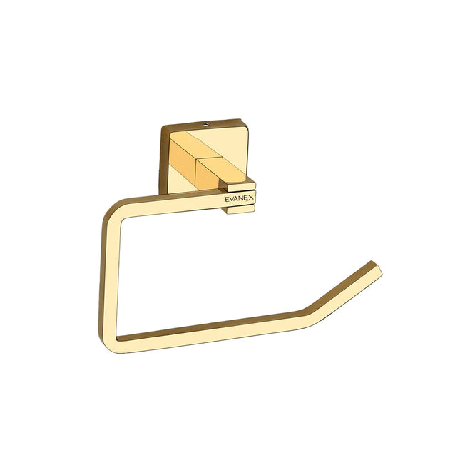 Evanex Stainless Steel Gold Toilet Paper Holder for Bathroom