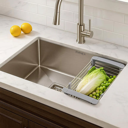 Handmade Heavy Grade Single Bowl Kitchen Sink (22 x 18 x 10 Inches)