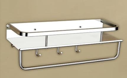 Evanex Bathroom Shelf Multipurpose Wall Mounted Shelves (5x15 Inch)