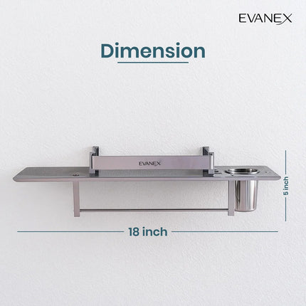 Evanex 4 in 1 Shelf Bathroom Shelves | 304 Stainless Steel