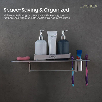 Evanex 4 in 1 Shelf Bathroom Shelves | 304 Stainless Steel