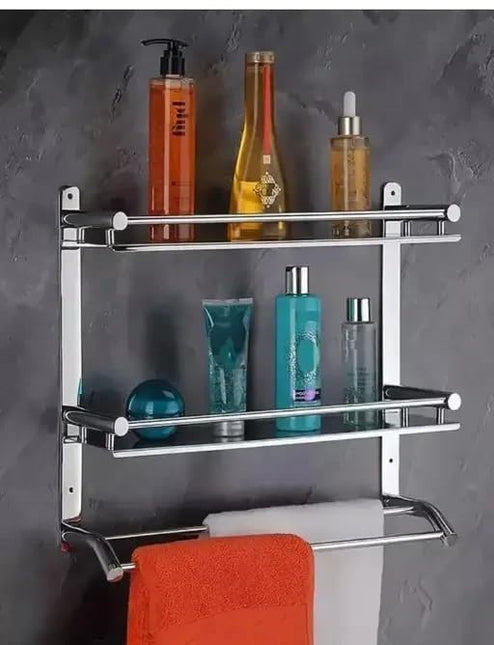 Evanex 2 Layer Bathroom Shelves | 304 Stainless Steel
