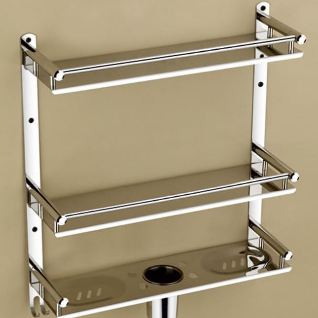 Evanex 6 in 1 Bathroom Shelves | 304 Stainless Steel