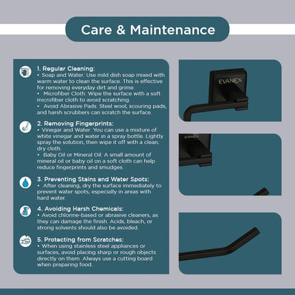 Evanex Stainless Steel Black Matt Toilet Paper Holder for Bathroom