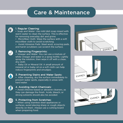 Evanex Stainless Steel Chrome Robe & Towel Hook for Bathroom (7.8X5X4 CM)