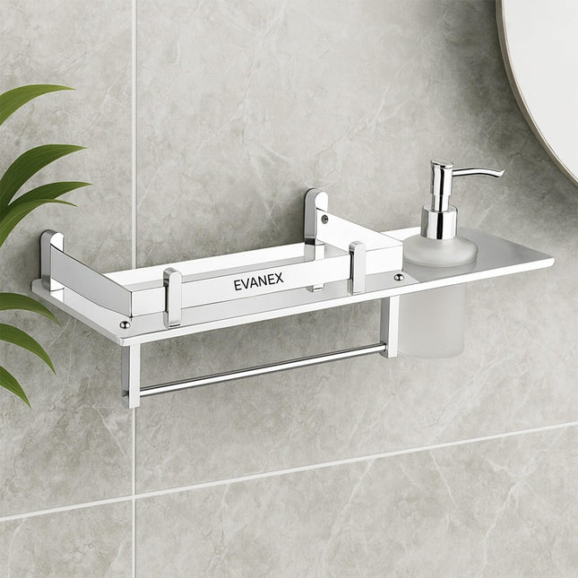 Evanex 3 in 1 Bathroom Shelves | 304 Grade Stainless Steel