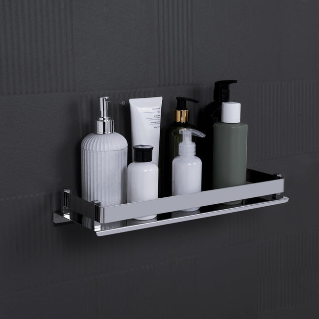 Evanex Bathroom Shelf And Racks Wall Mounted Shelves (5 X 12 Inch) | 304 Stainless Steel