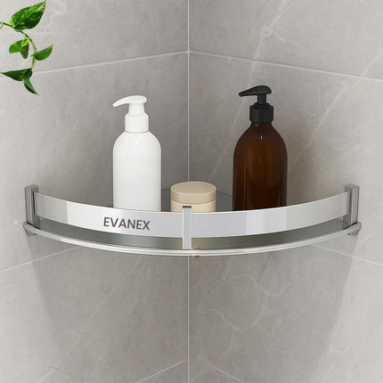 Evanex Bathroom Corner Wall Shelf 9x9 Inch