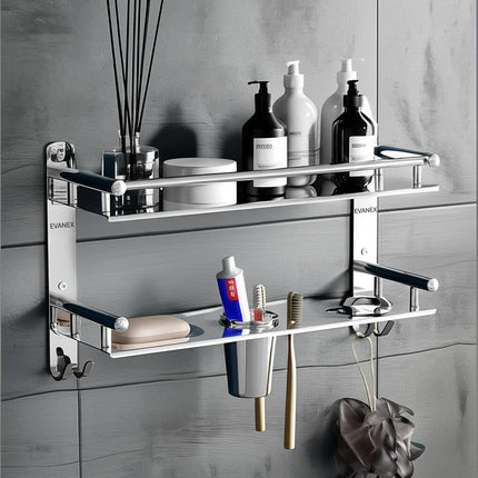 Evanex 5 in 1 Bathroom Shelves | 304 Stainless Steel