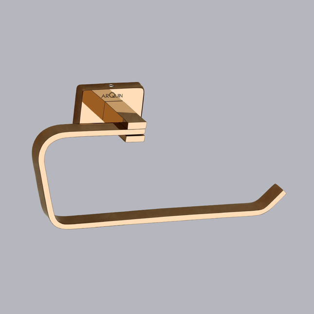 Evanex Stainless Steel Rose Gold Napkin Ring for Bathroom (21.5X5.2X9.8 CM)