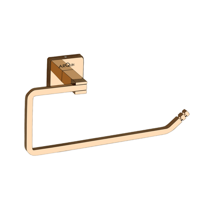 Evanex Stainless Steel Rose Gold Napkin Ring for Bathroom (21.4X5.3X10.5 CM)