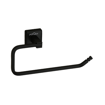 Evanex Stainless Steel Black Matt Napkin Ring for Bathroom (21.4X5.3X10.5 CM)