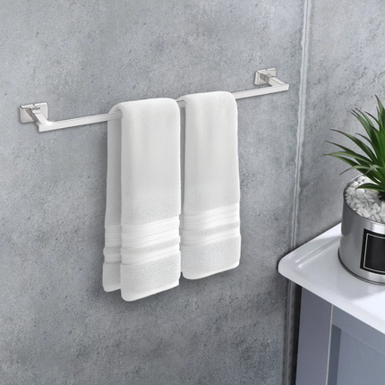 Evanex Stainless Steel Chrome Towel Rod for Bathroom (61X7.2X3.6 CM)