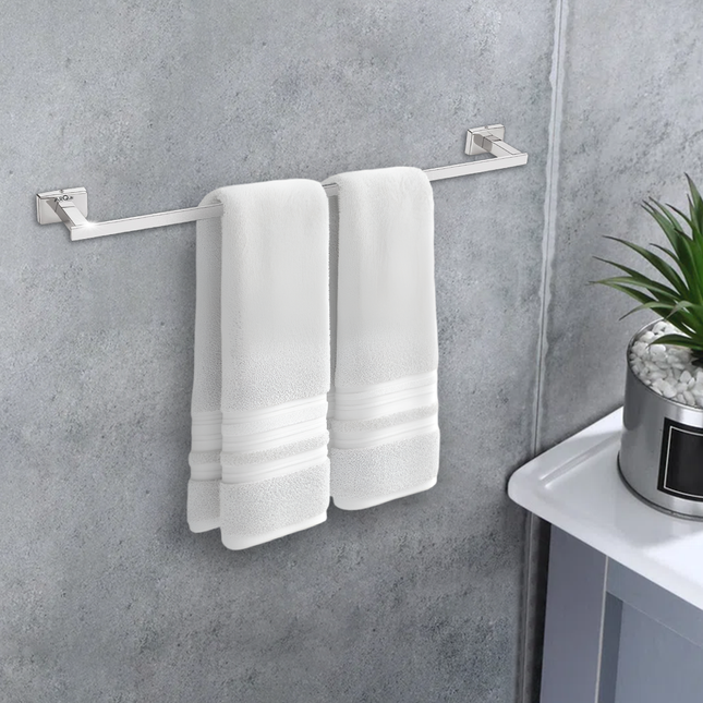 Evanex Stainless Steel Chrome Towel Rod for Bathroom (61X7.2X3.6 CM)