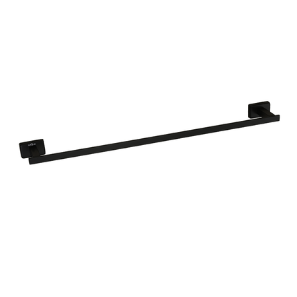 Evanex Stainless Steel Black Matt Towel Rod/Hanger for Bathroom (61X7.2X3.6 CM)