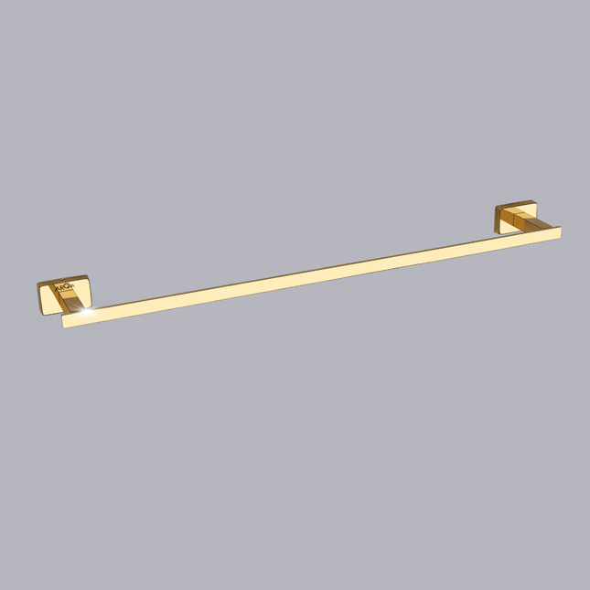 Evanex Stainless Steel Gold Towel Rod/Stand for Bathroom (61X7.2X3.6 CM)